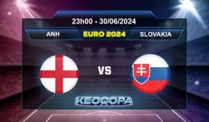 Soi kèo Anh vs Slovakia