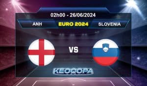 Soi kèo Anh vs Slovenia