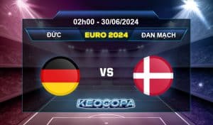 Soi kèo Đức vs Đan Mạch