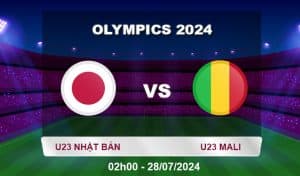Soi kèo U23 Nhật Bản vs U23 Mali
